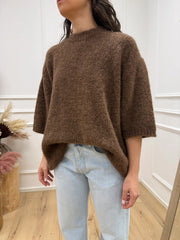 Maglia manica 3/4 girocollo moro - HaveOne