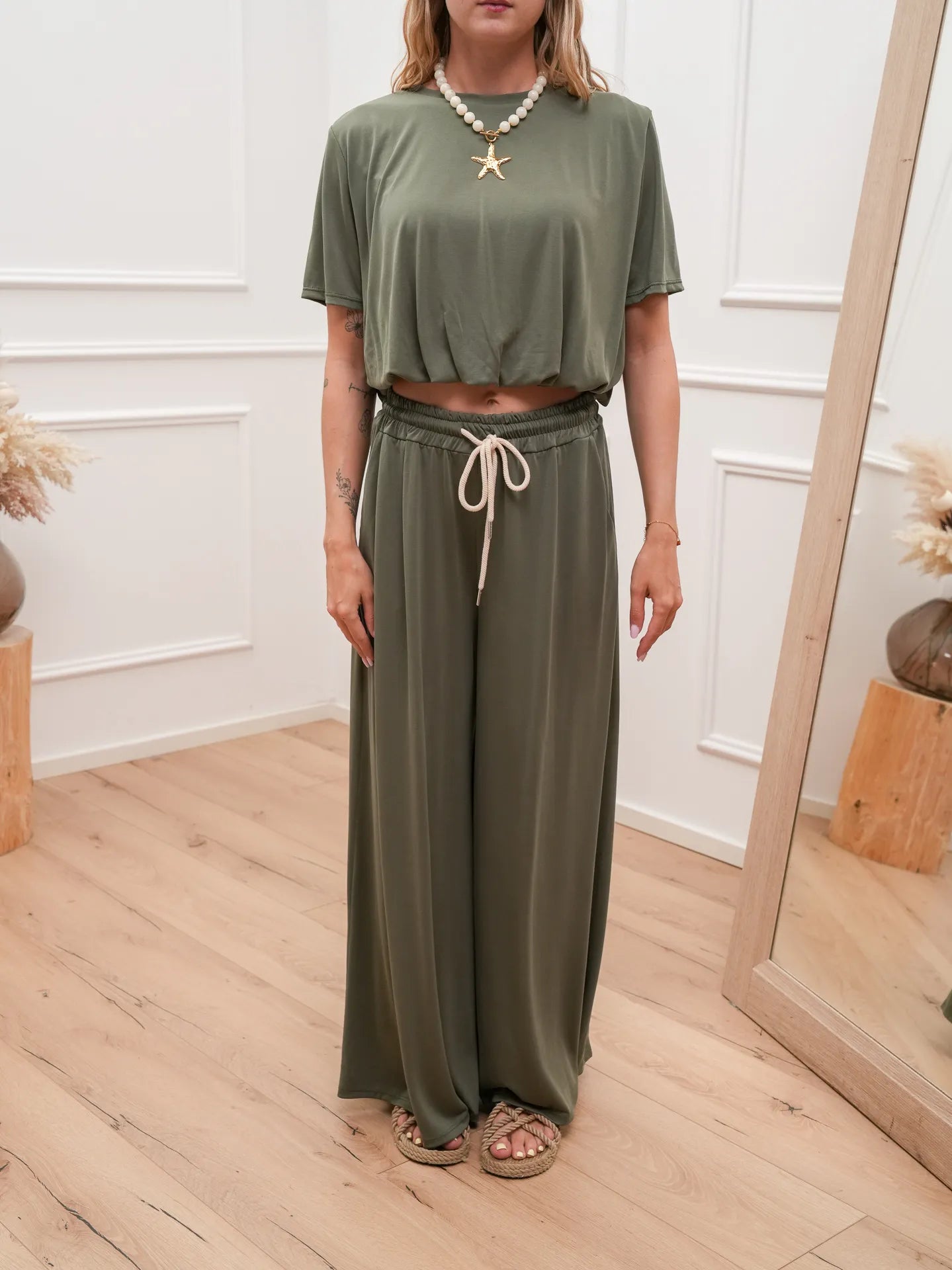 Set coordinato Soft militare in modal - You Decide