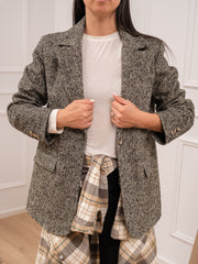 Giacca cappotto spinata verde, moro - Vicolo