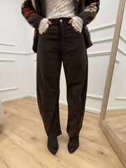 Pantaloni Barbara moro in velluto - HaveOne