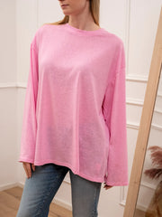 T shirt vedo non vedo rosa - Crispy