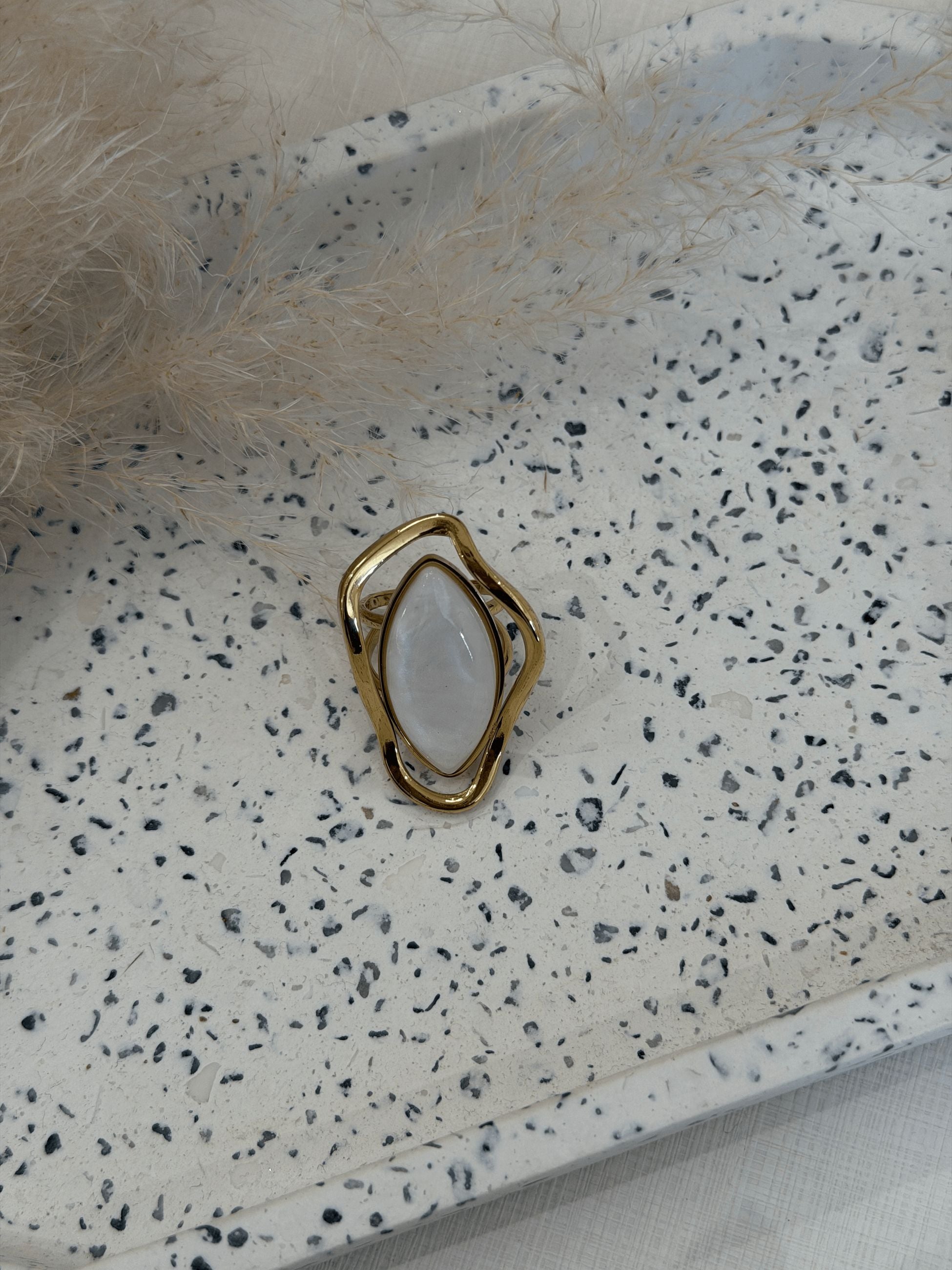 Anello Gemma perla - Calibro Shop