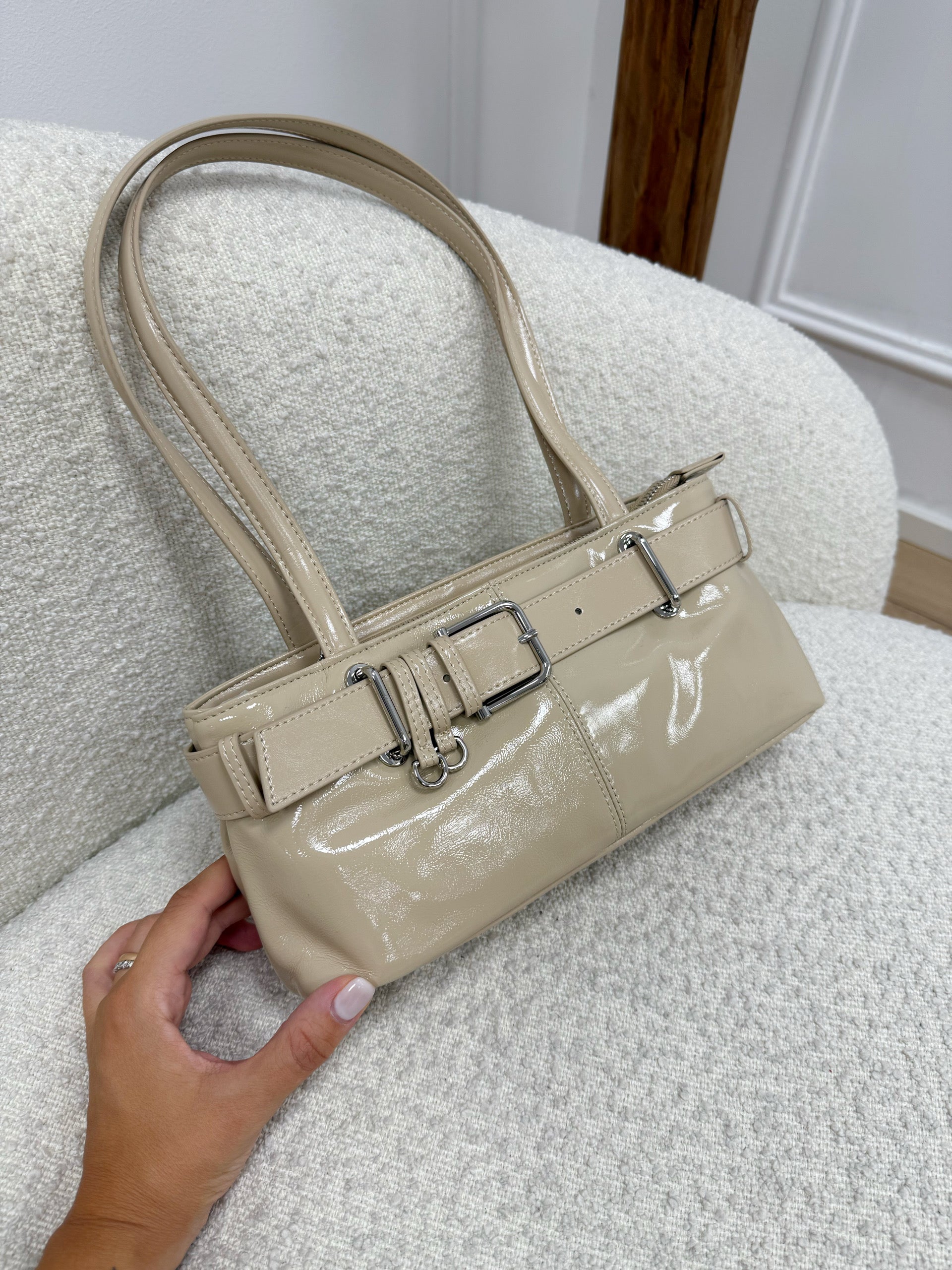 Borsa Glossy vaniglia - Calibro Shop