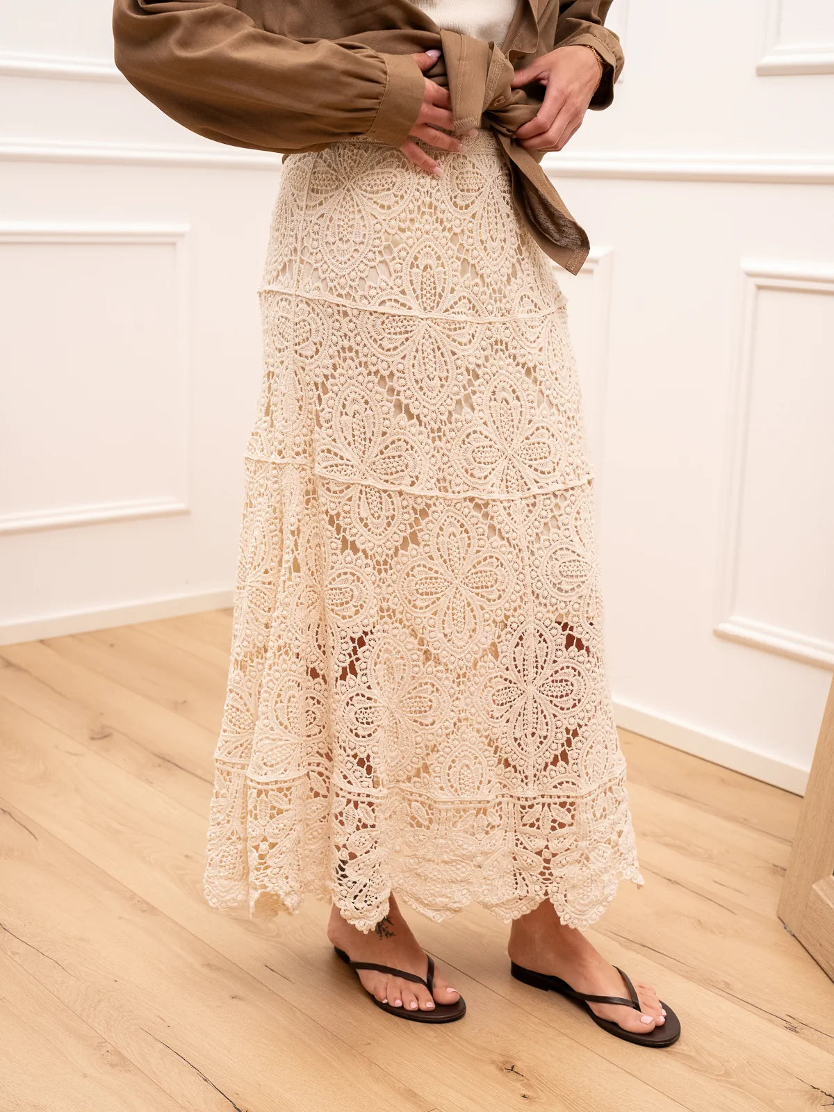 Gonna Ibiza crochet naturale - HaveOne