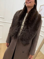 Collo in ecopelliccia moro - HaveOne