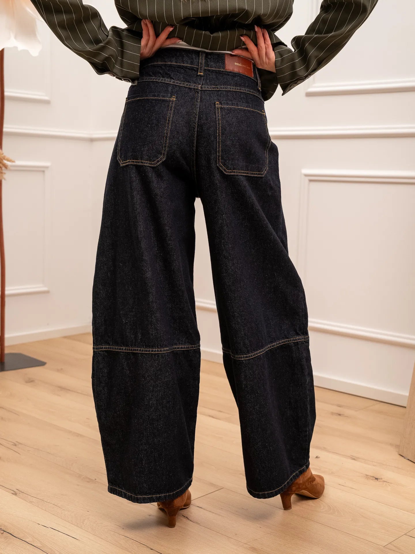 Jeans worker blu denim balloon fit - Tensione In