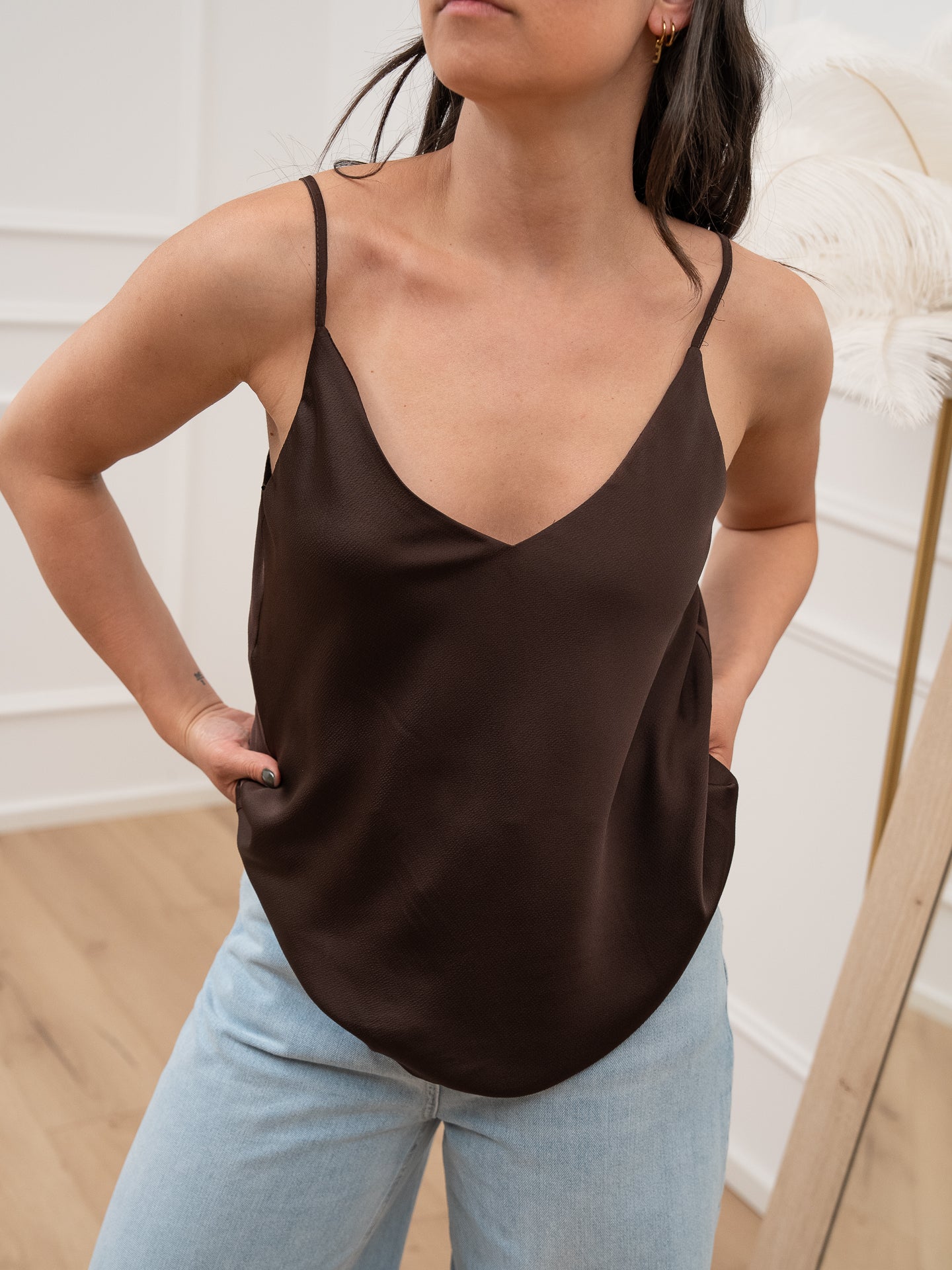 Canotta basic moro martellata - Vicolo