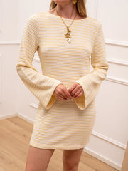 Vestito crochet Siena vaniglia - JJXX