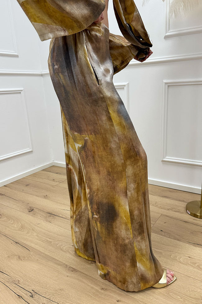 Pantaloni Golden Hour spalmato - HaveOne