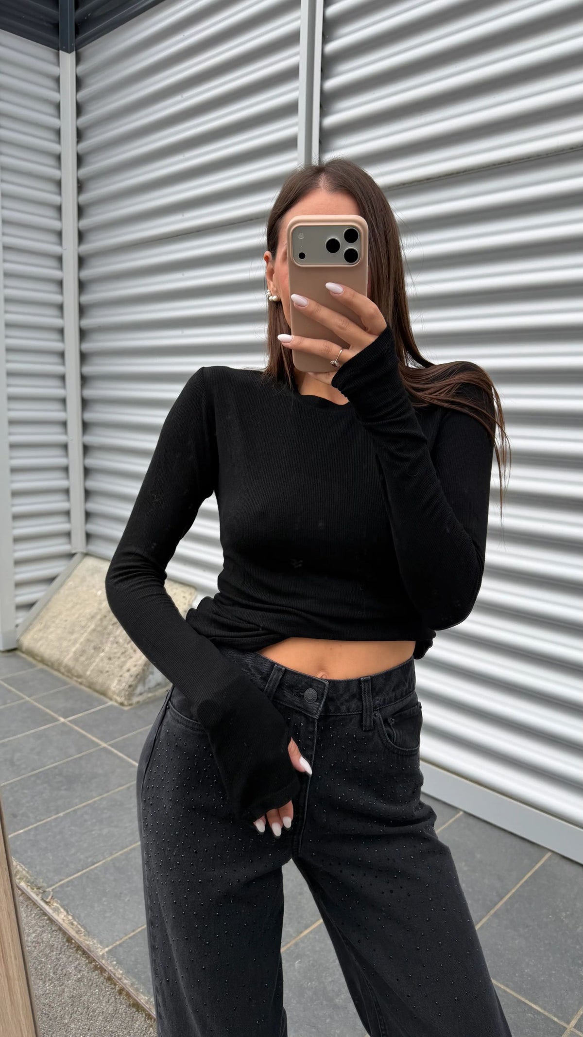 Maglia manicotto a costine misto cashmere - Tensione In