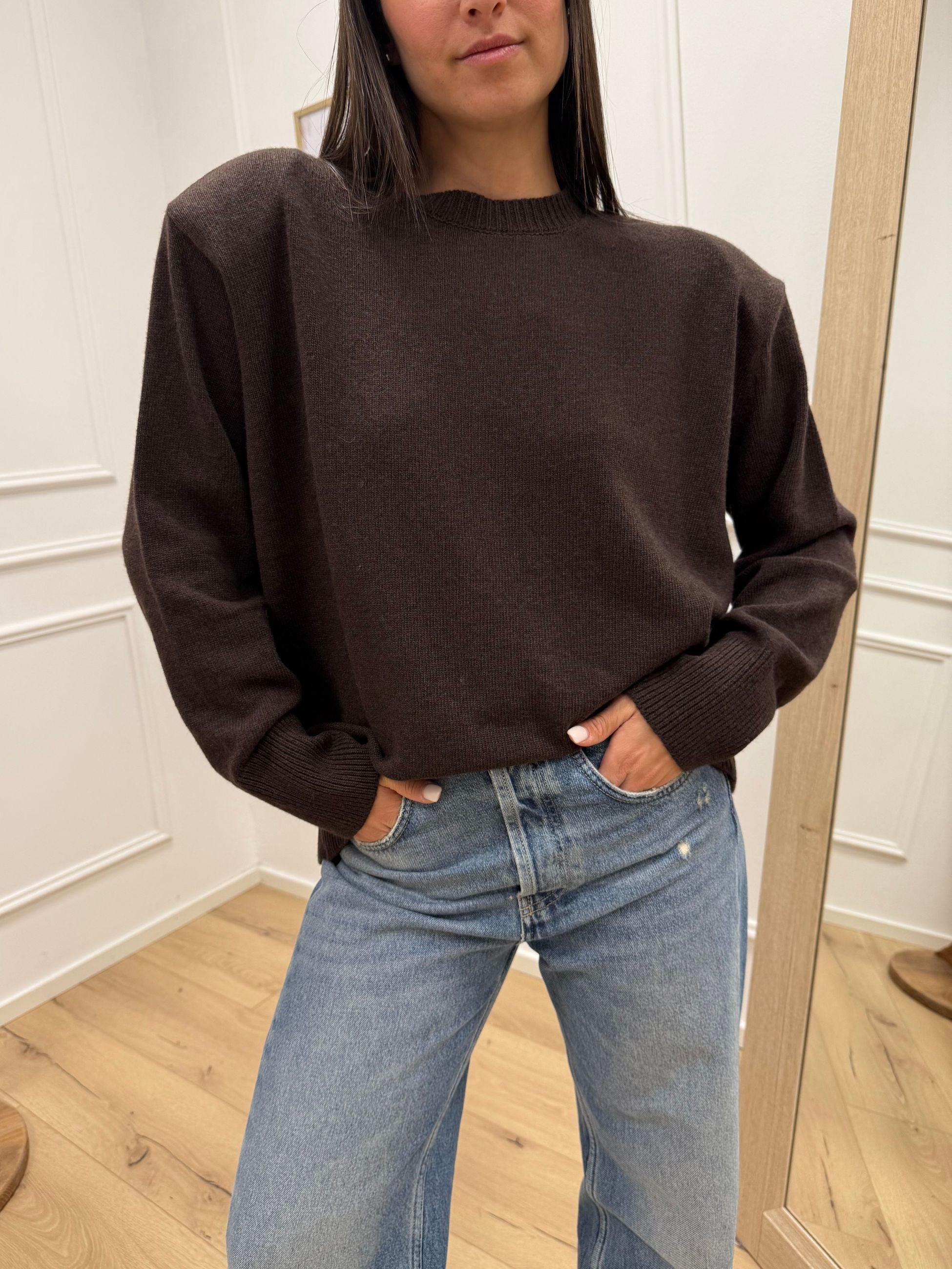 Maglia moro con spalline - Tensione In