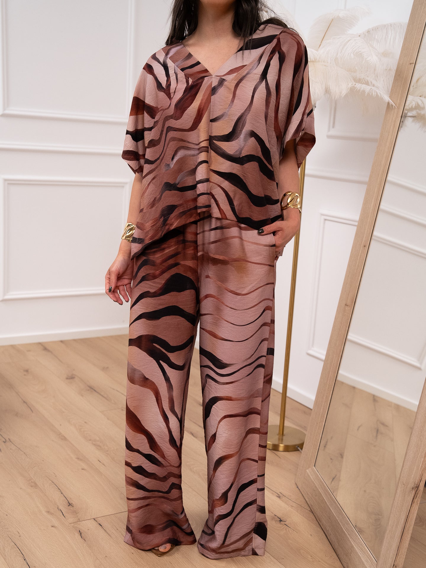 Set coordinato blusa e pantalone Safari - HaveOne