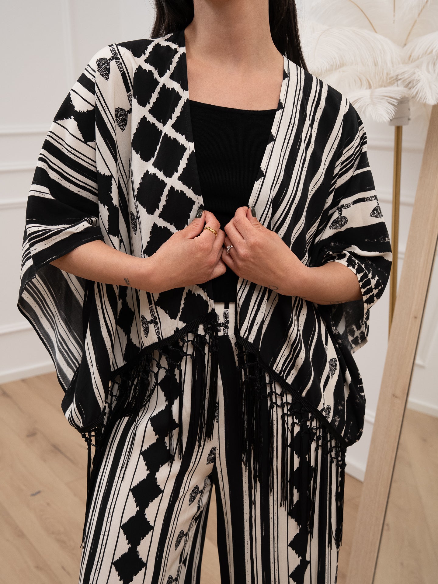 Kimono Maya con frange - HaveOne