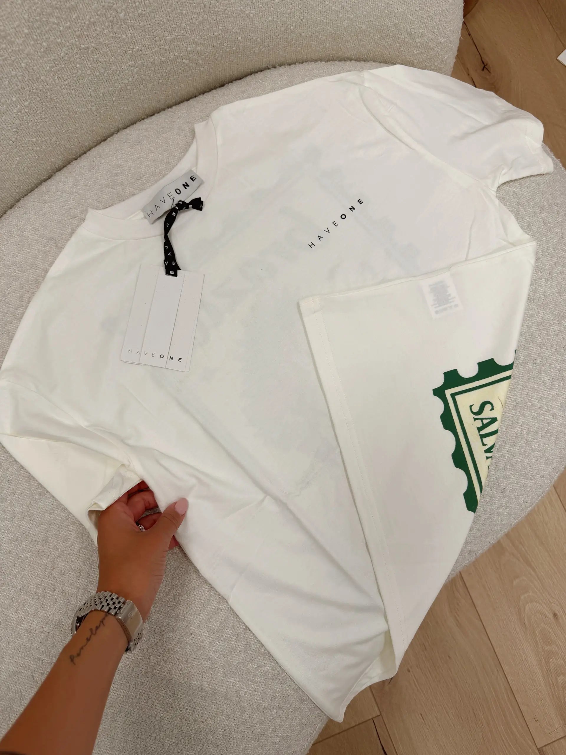 T shirt latte stampa Brazil sul retro - HaveOne