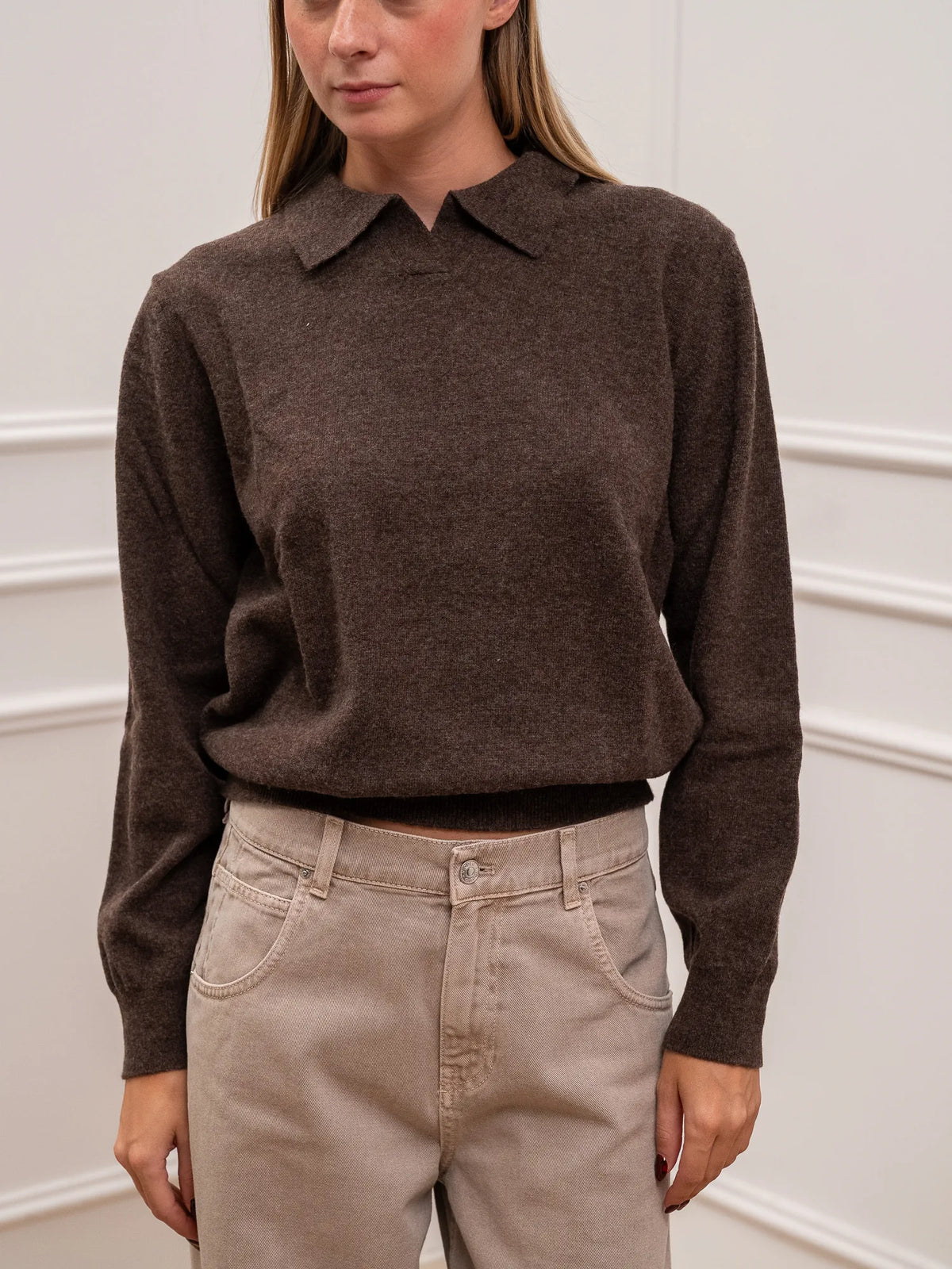 Maglia polo basic misto lana - HaveOne