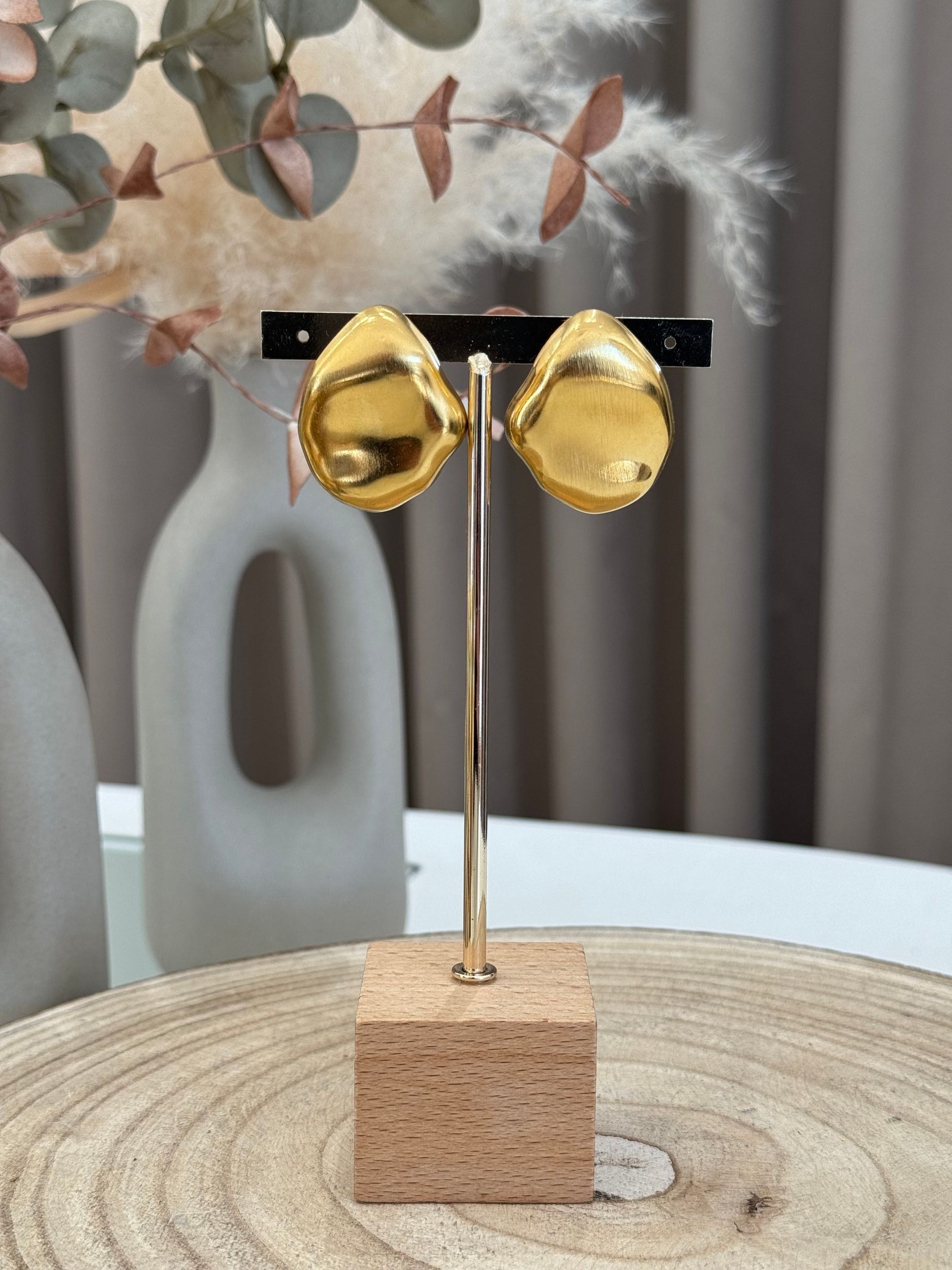 Orecchini Iride opaco oro - Calibro Shop