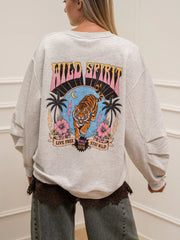 Felpa perla Wild Spirit - Vicolo