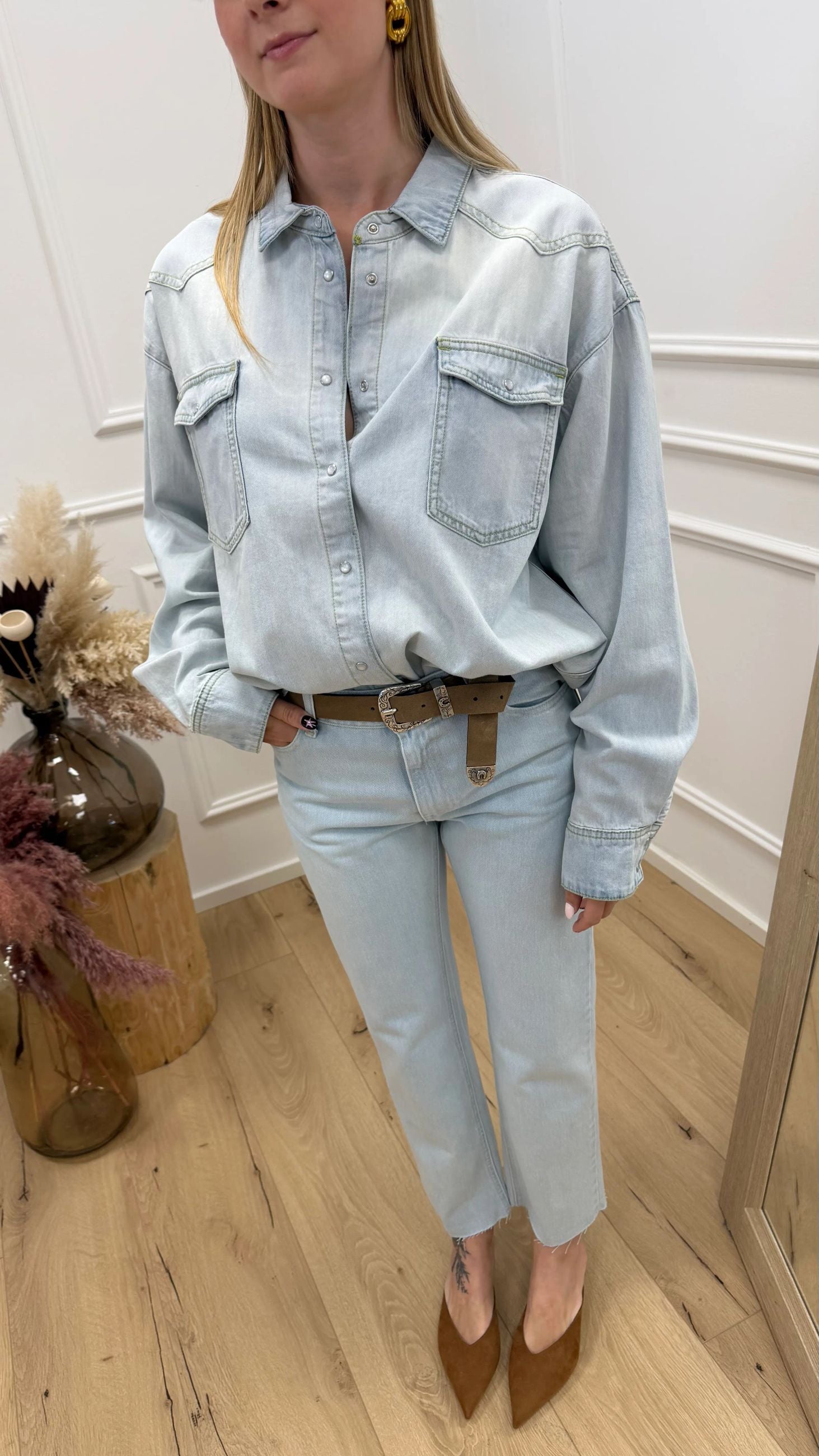 Jeans Jade Melina in denim chiaro - Vicolo