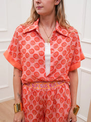 Camicia Capri Sunset a mezza manica - HaveOne