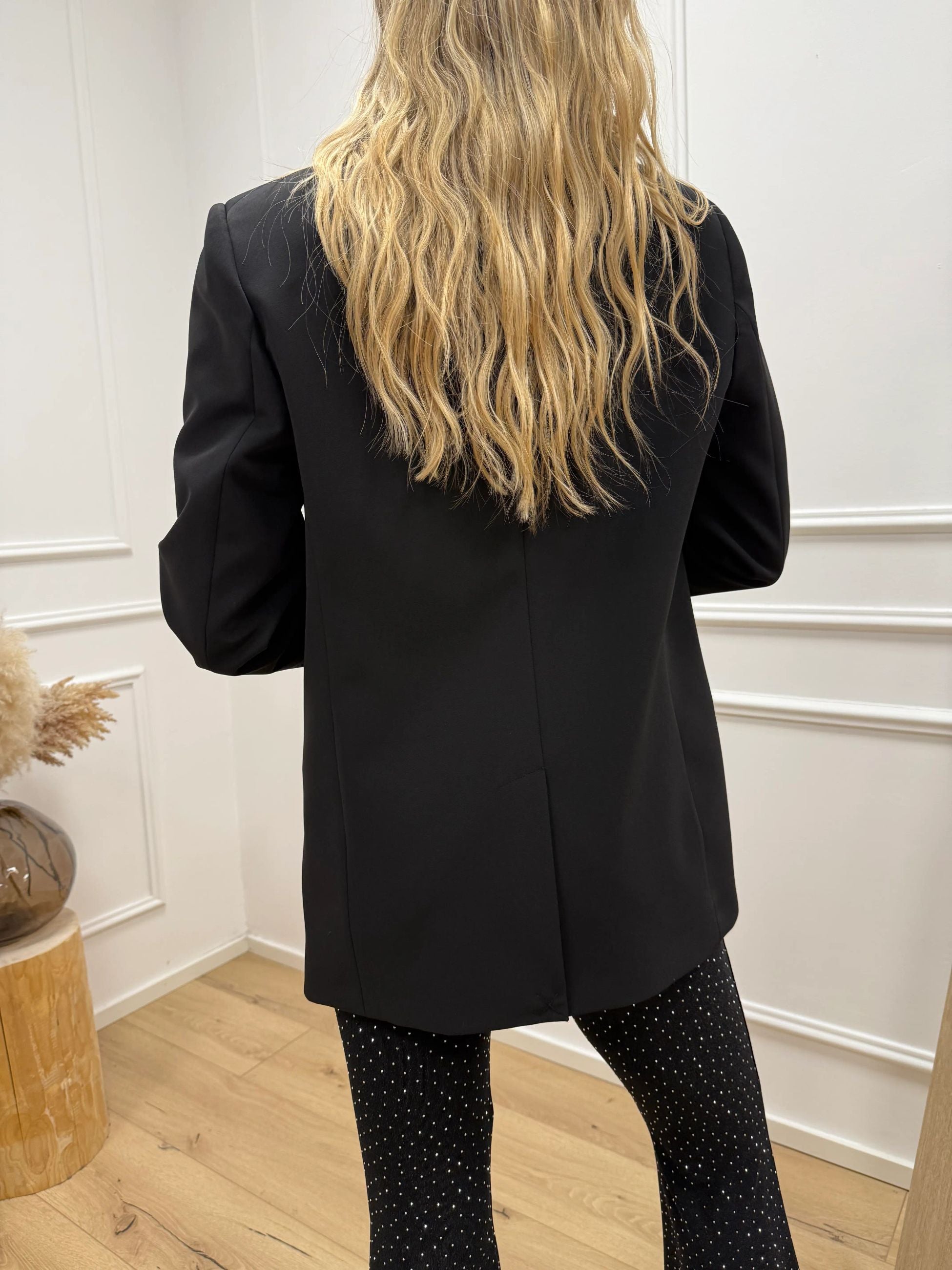 Giacca smoking nera revers in raso - Kontatto