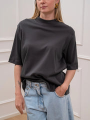 T shirt cotton grigio fumo - Calibro Shop