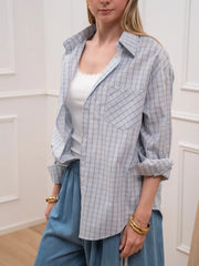 Camicia Gulliver check celeste - Crispy