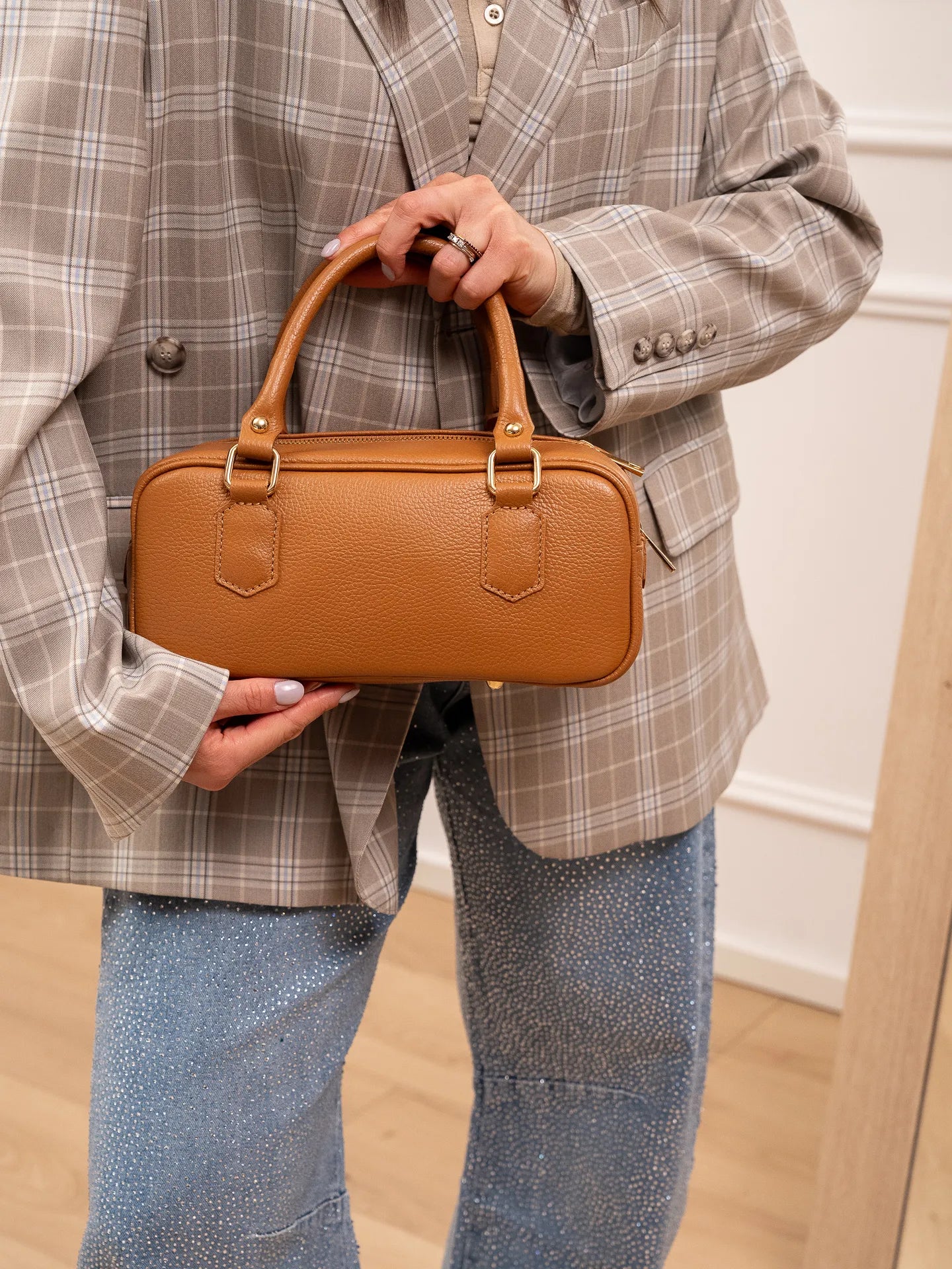 Borsa Eveline caramello - Calibro Shop