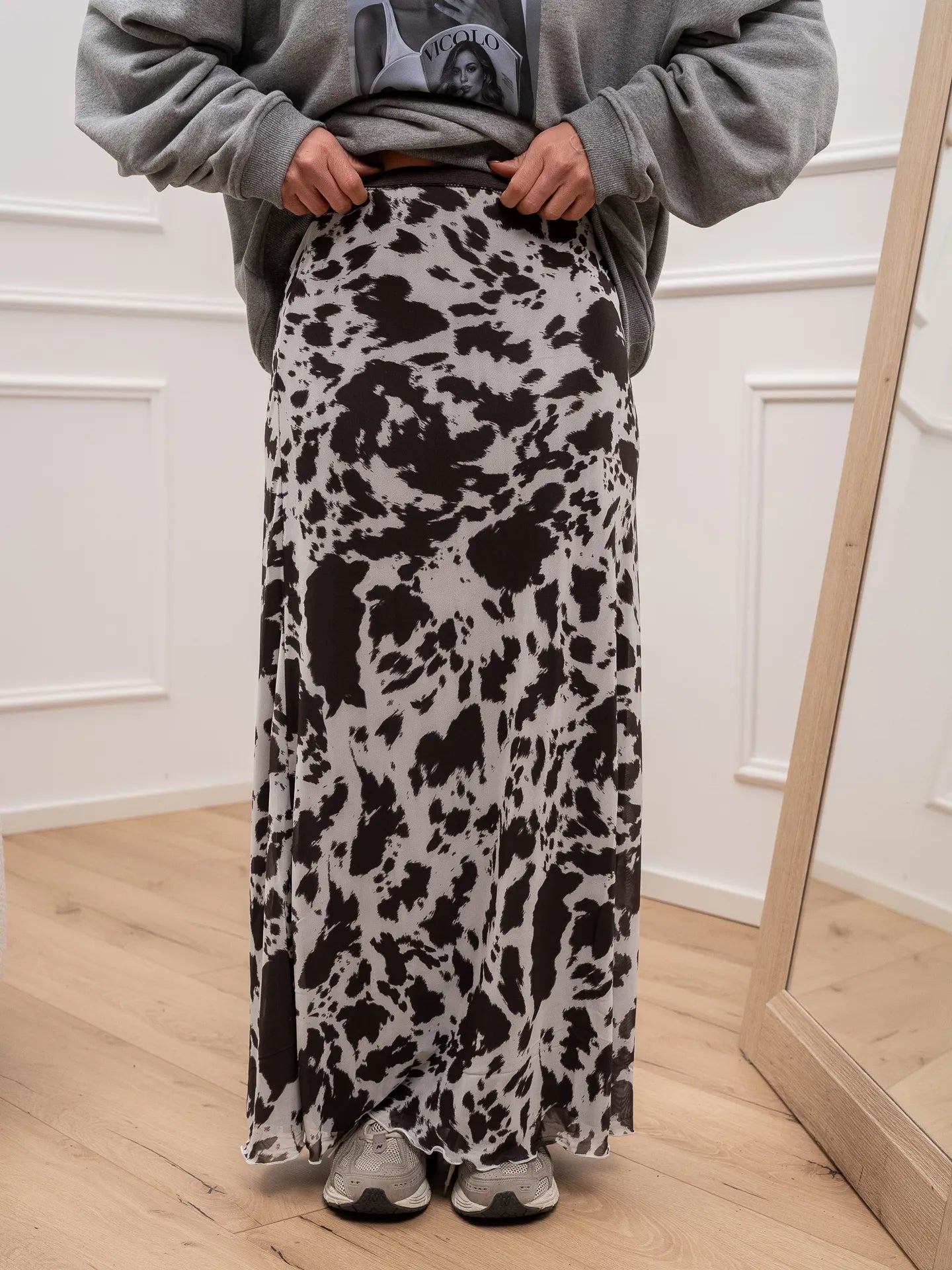 Gonna lunga in tulle cow - JJXX