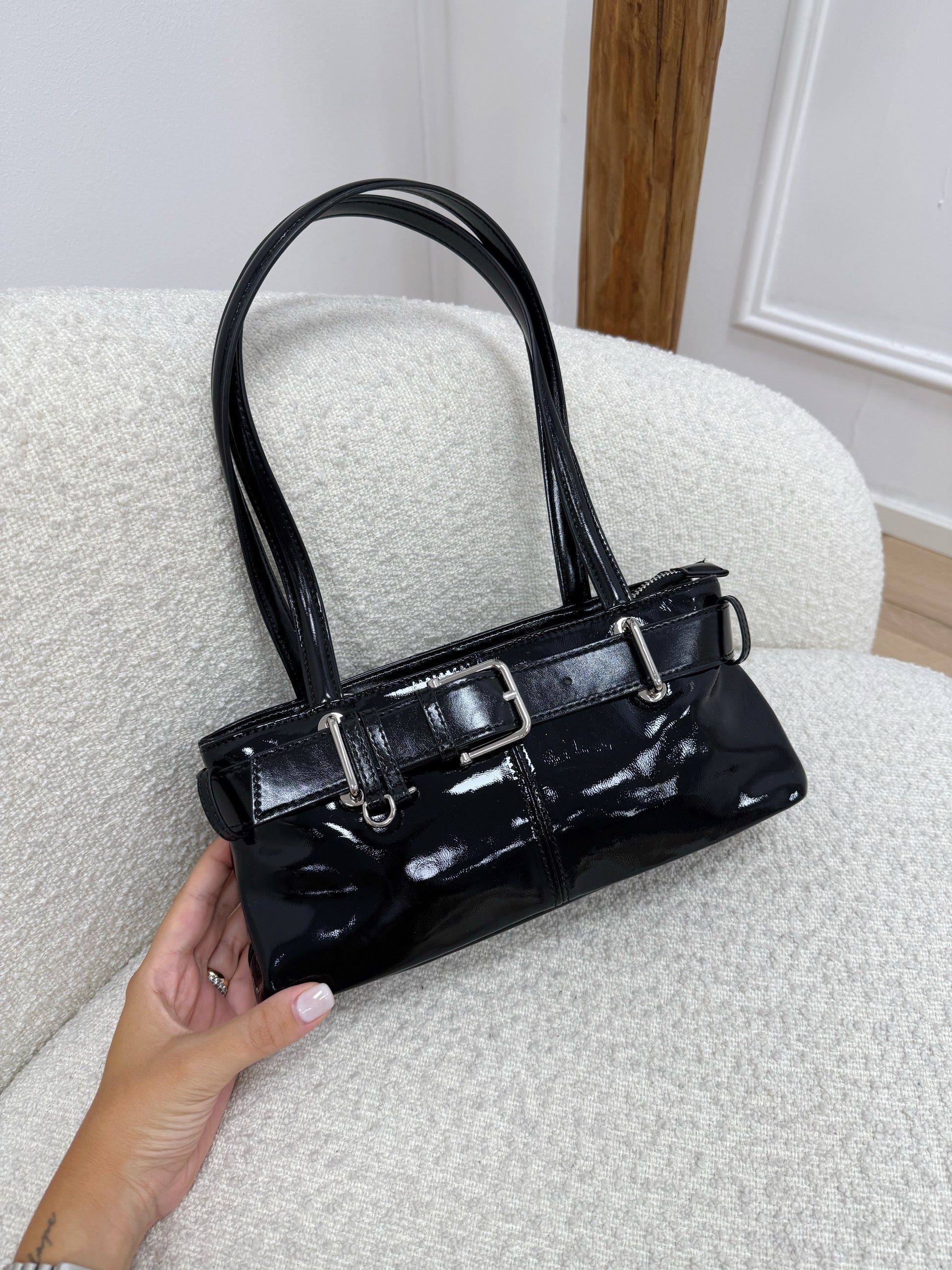 Borsa Glossy nera - Calibro Shop