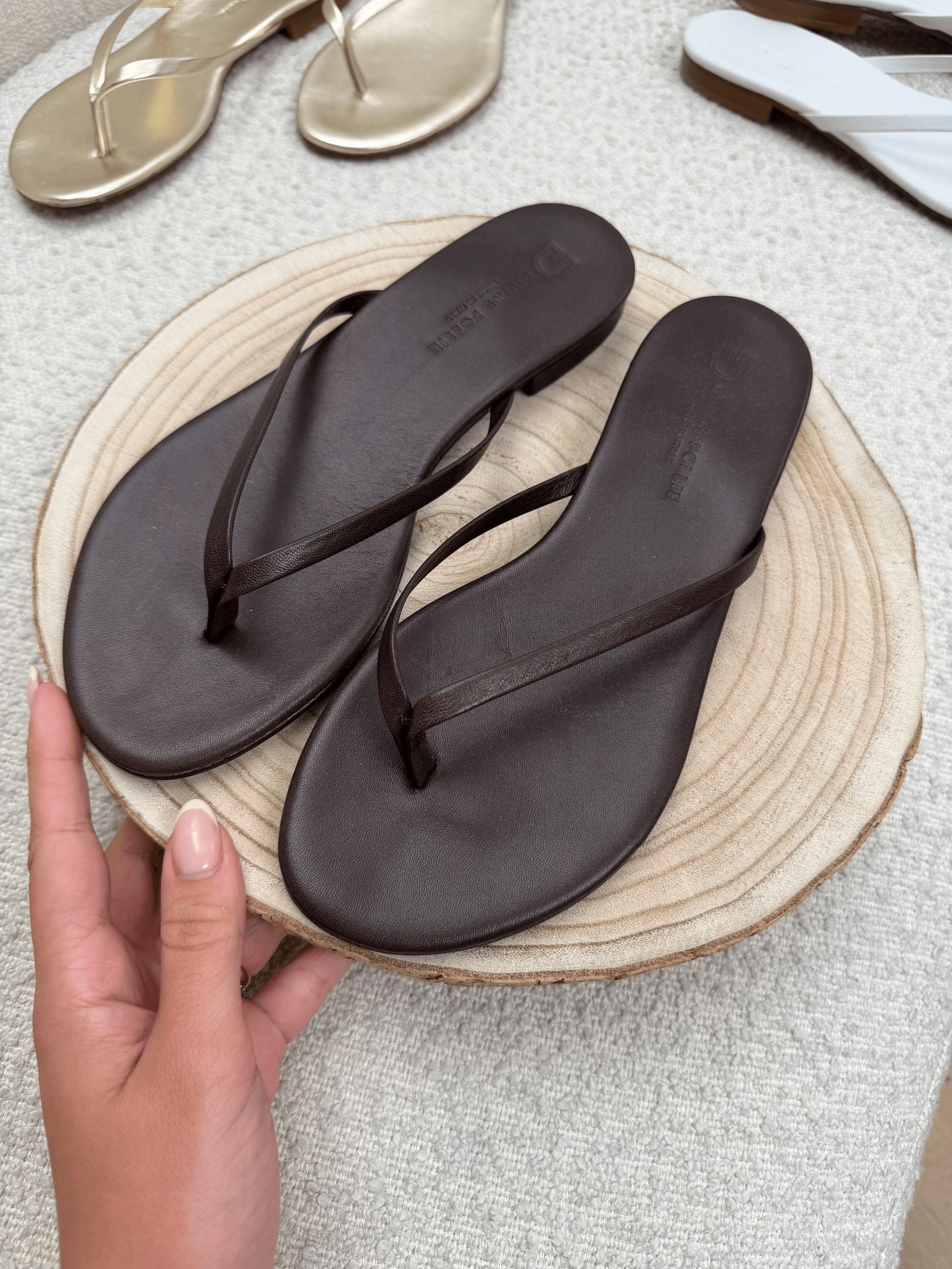 Ciabatta slim basic moro - Divine Follie