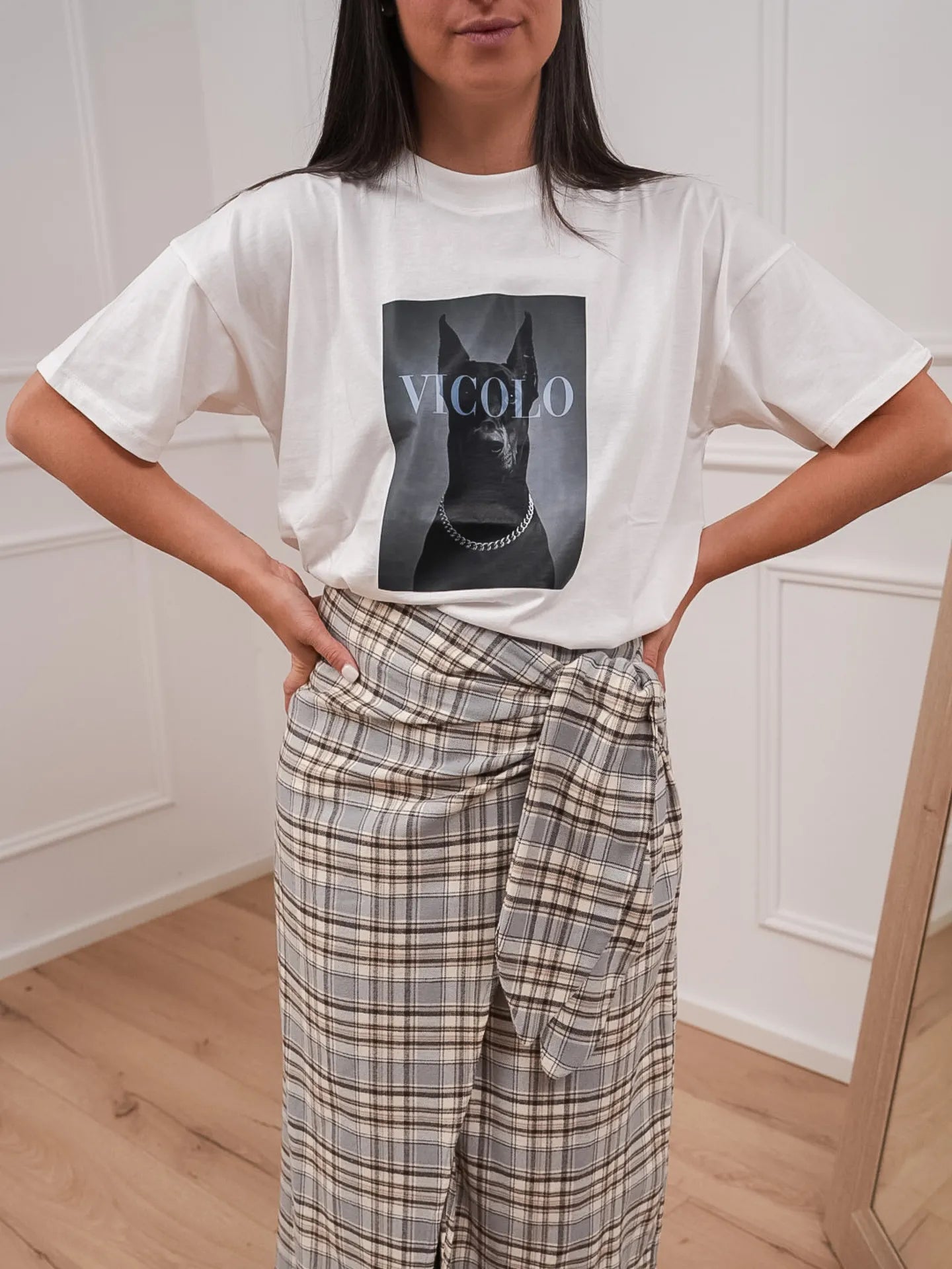 T shirt over Dobby - Vicolo