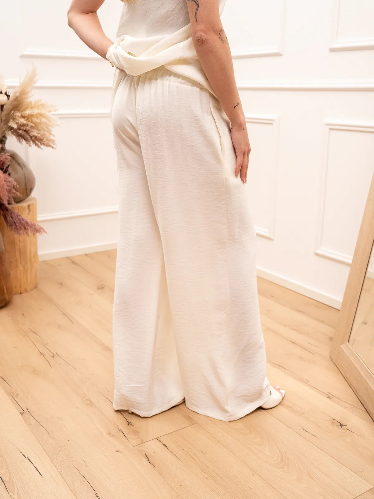 Pantaloni Nausica seta gamba morbida - HaveOne