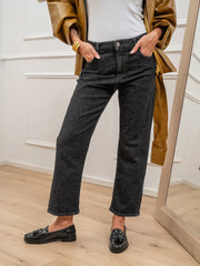 Jeans Mimi nero slavato - Icon Denim