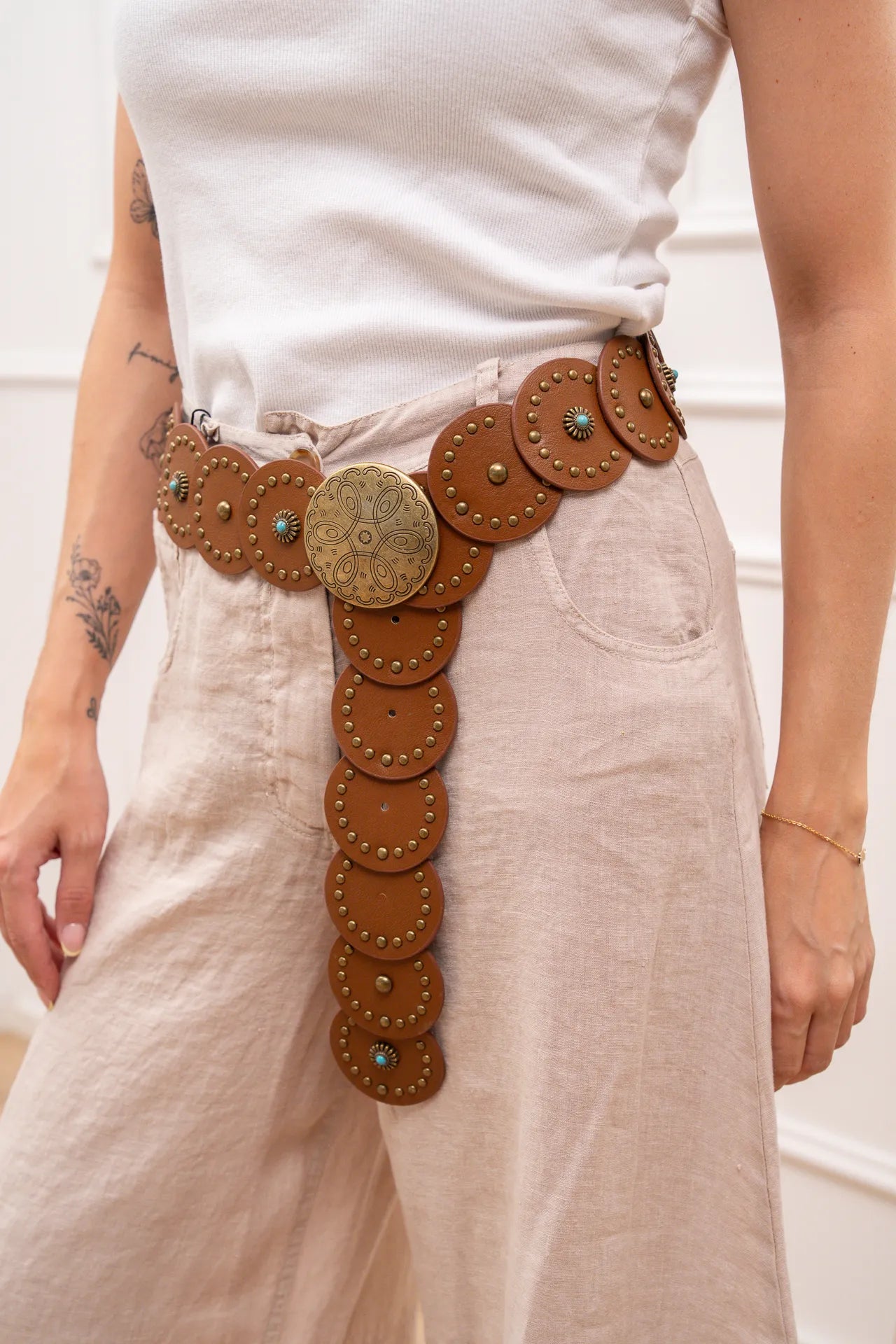Cintura Gitana cuoio - Calibro Shop
