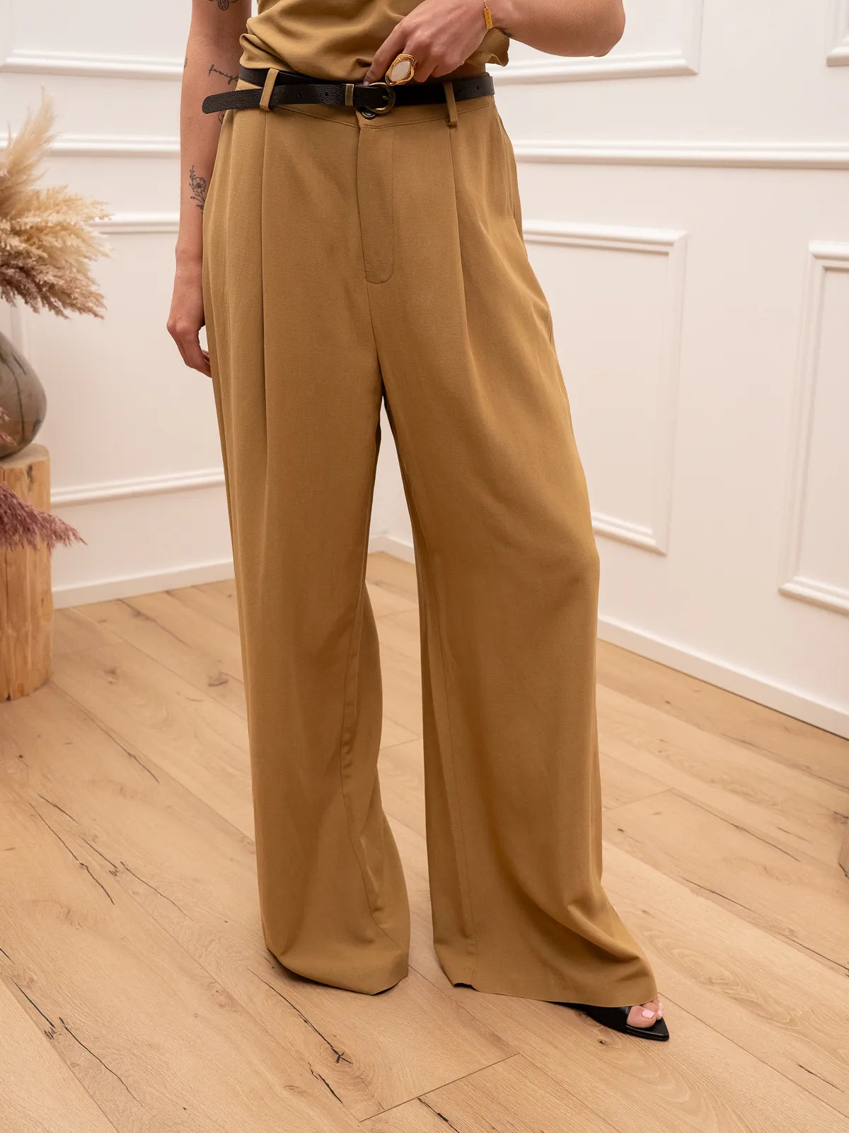 Pantaloni Bandita deserto con pinces - HaveOne
