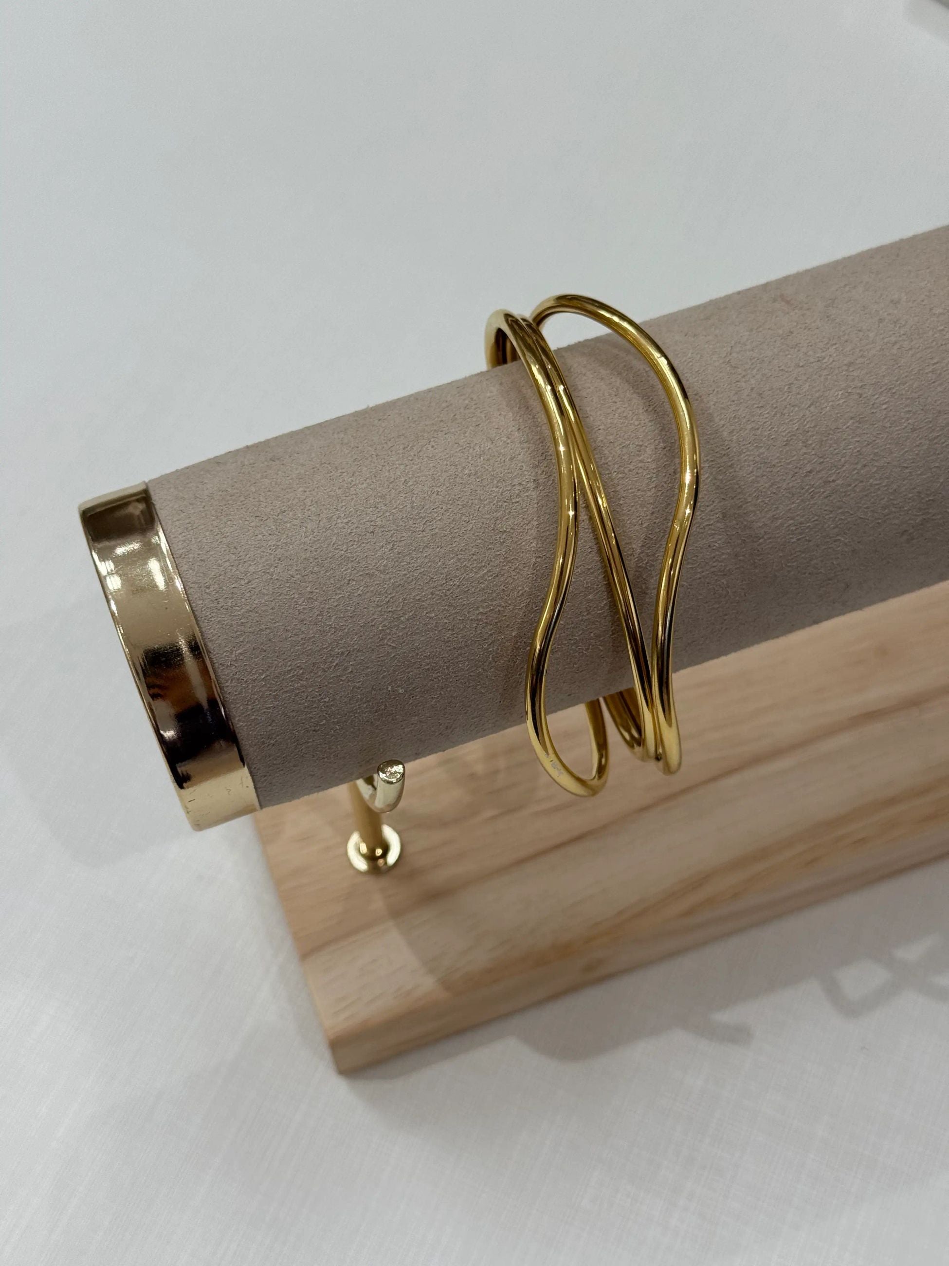 Bracciale Linee rigido oro - Calibro Shop