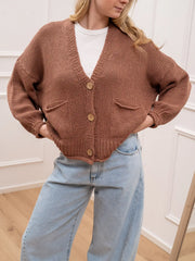 Cardigan bottoni phard bordi con ricciolo - HaveOne