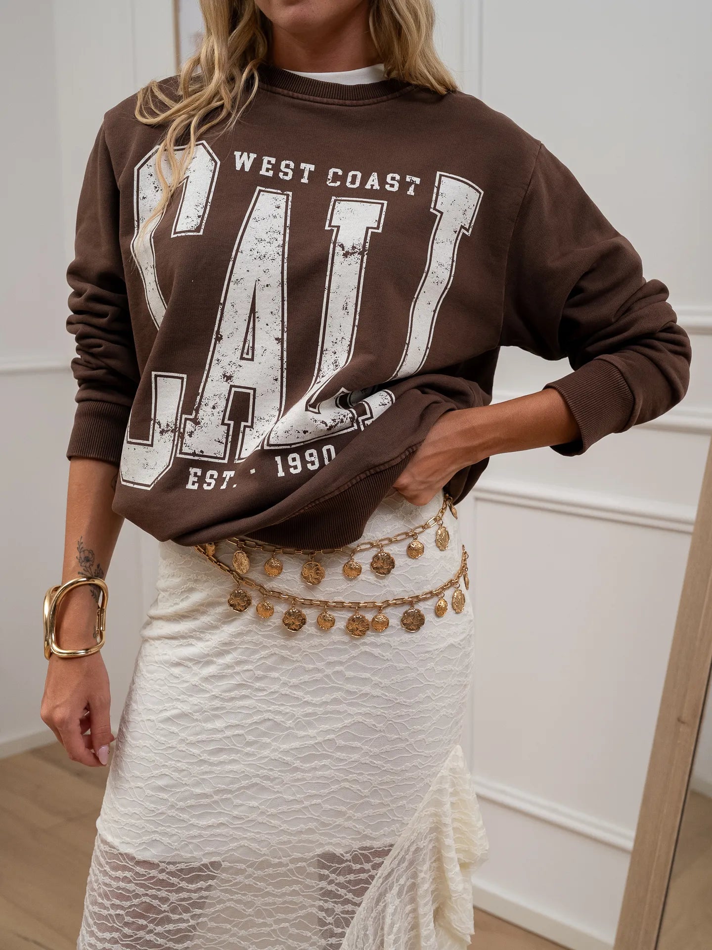 Felpa moka Cali - Vicolo