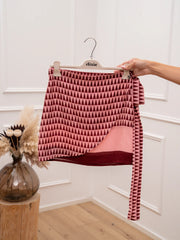 Gonna pareo Triangle rosa e moro mini - Dixie