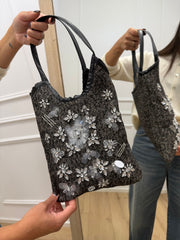 Borsa boho spigata con ricami gioiello - HaveOne