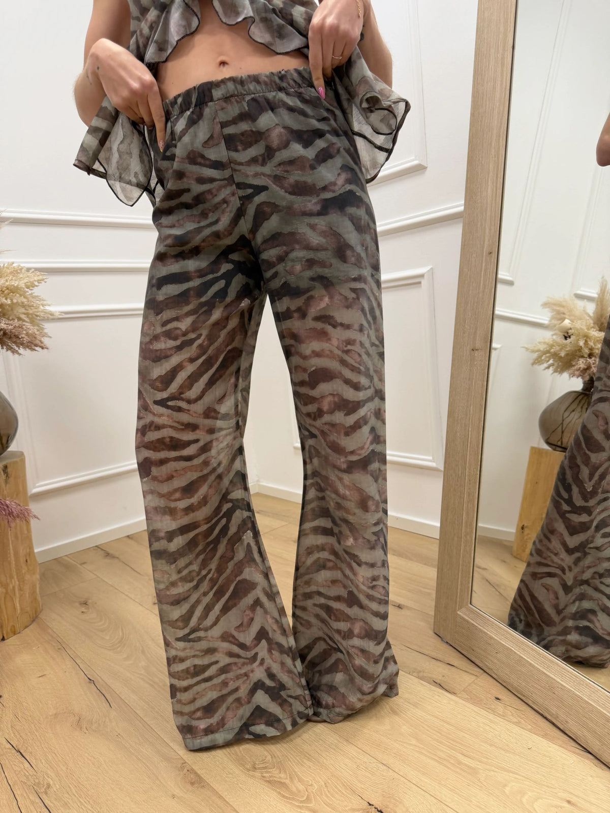 Pantaloni Astra militari a zampa - HaveOne