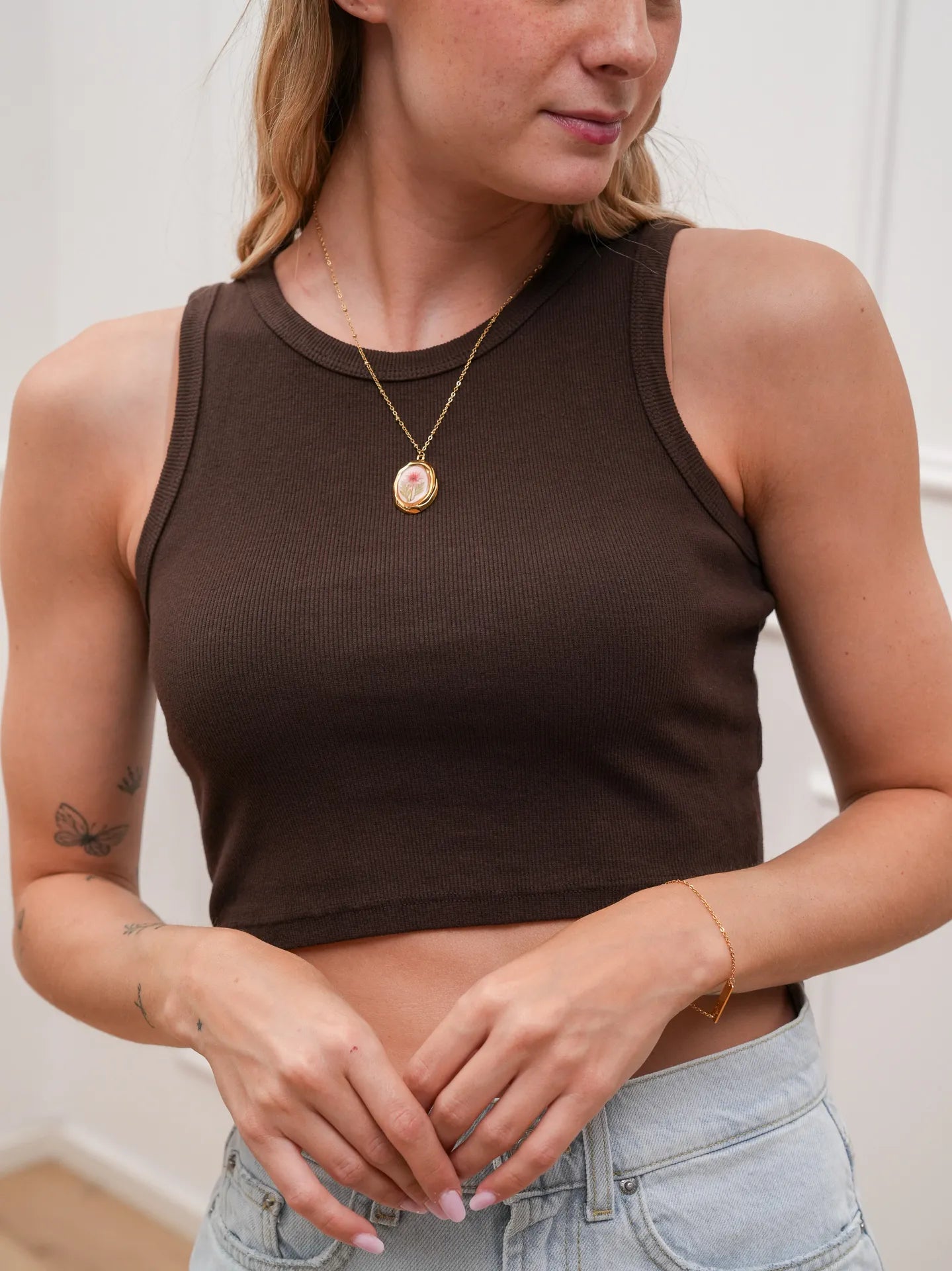 Canotta vogatore moro fit crop - HaveOne