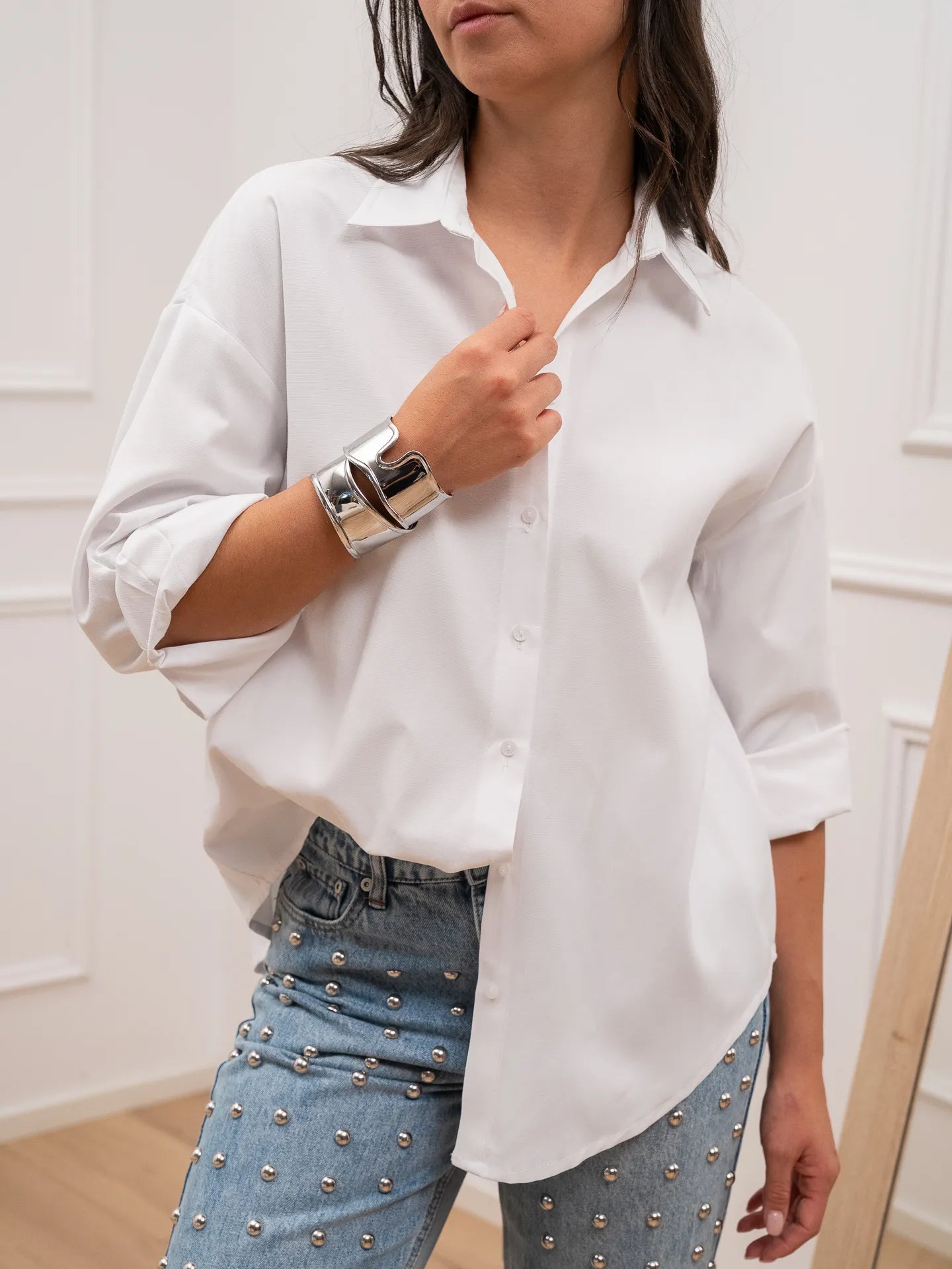 Camicia over bianca oxford - Dixie