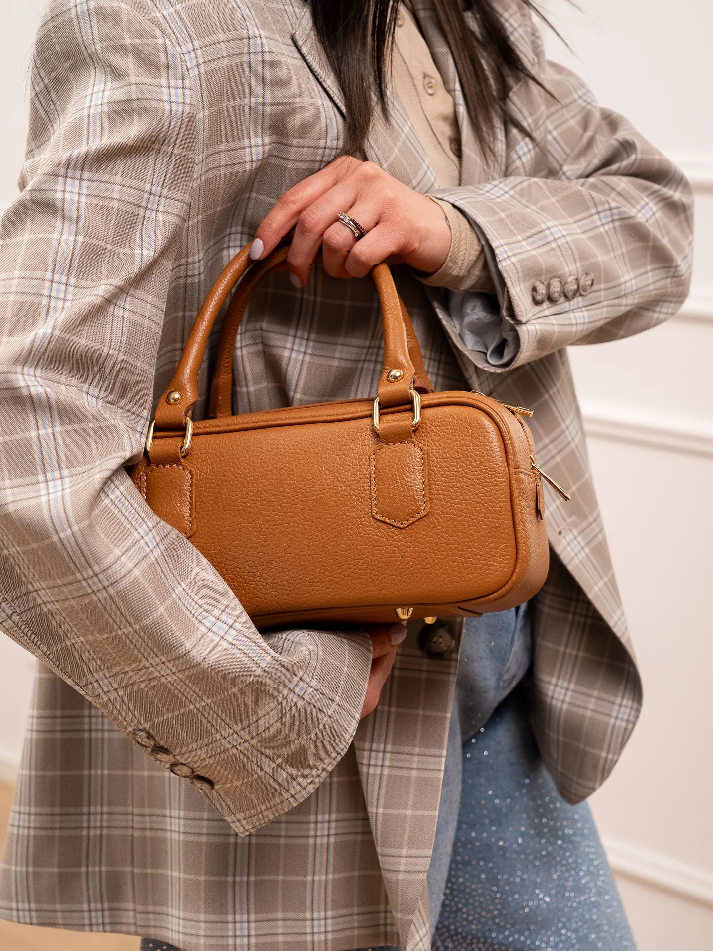 Borsa Eveline caramello - Calibro Shop