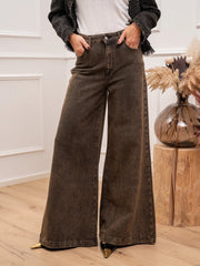 Jeans Ludo in denim thè nero - HaveOne