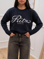 Maglia girocollo Ritz blu - Tensione In