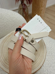 Cintura in vera pelle latte - HaveOne