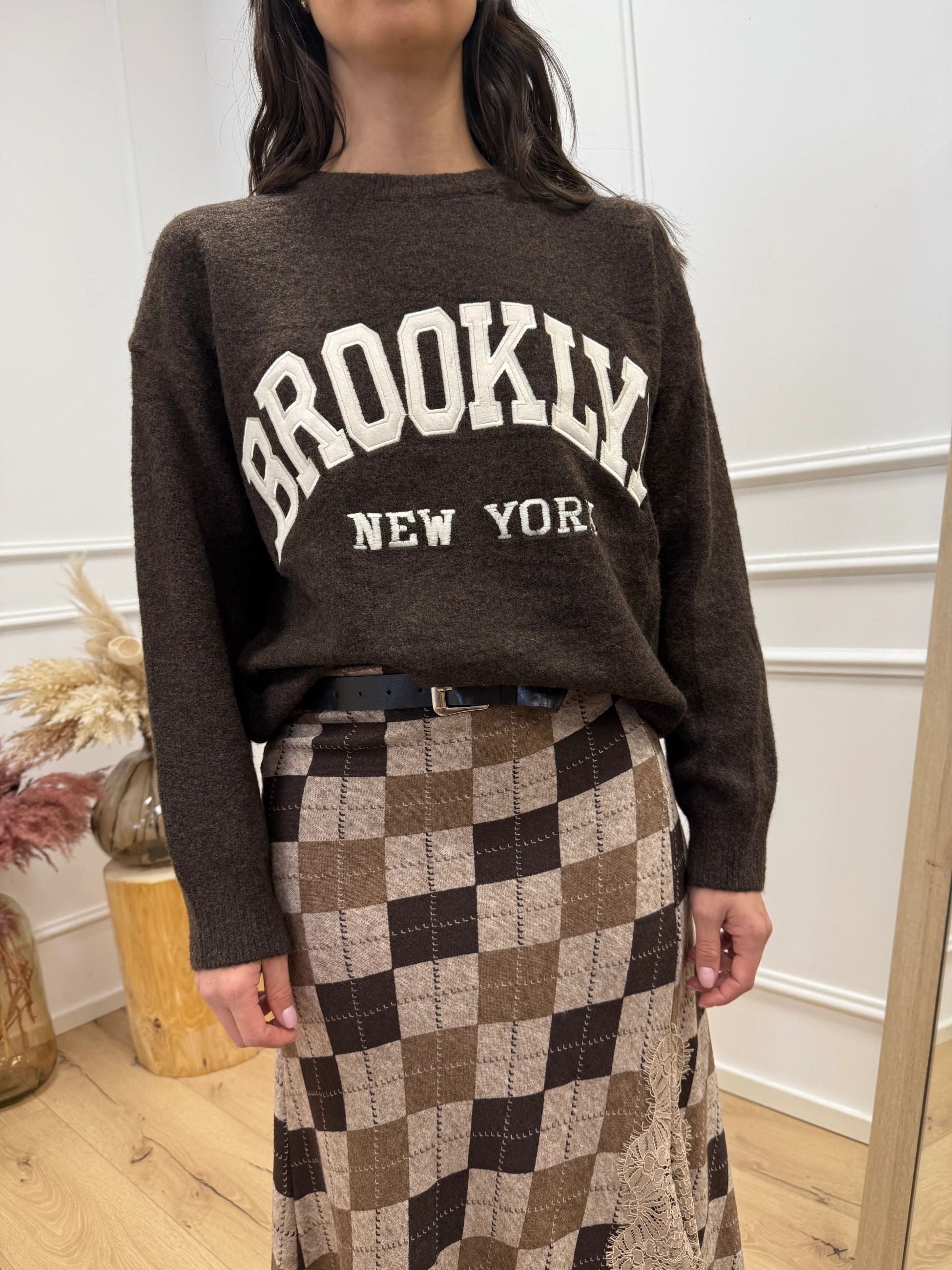 Maglia Brooklyn soffice moro - HaveOne