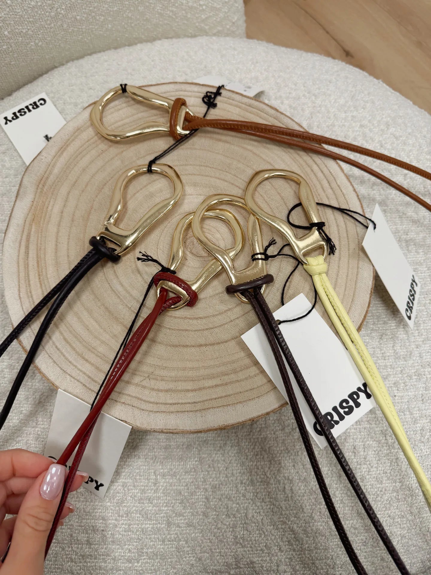 Cintura doppia testa di moro con fibbia dorata - Calibro Shop