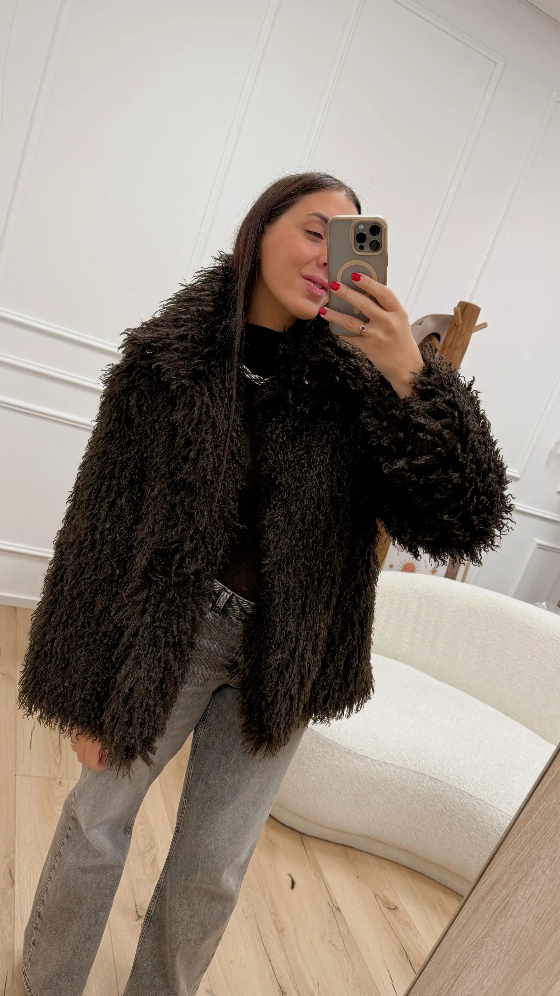 Pelliccia mongolia fondente - HaveOne